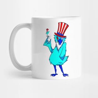 Blue Twitter Mug